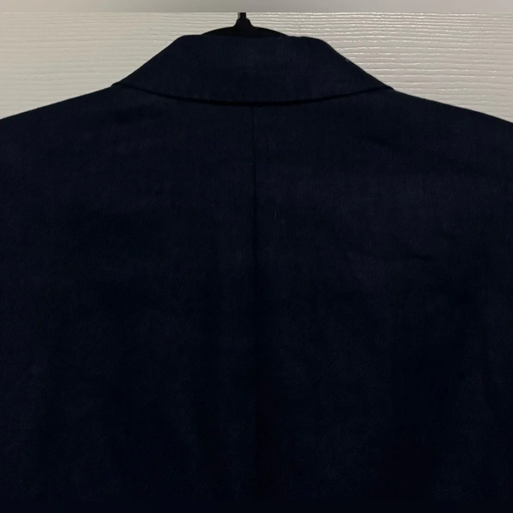 J. Crew Men’s Navy Blue Blazer, Size 4. 100% Linen. NWOT